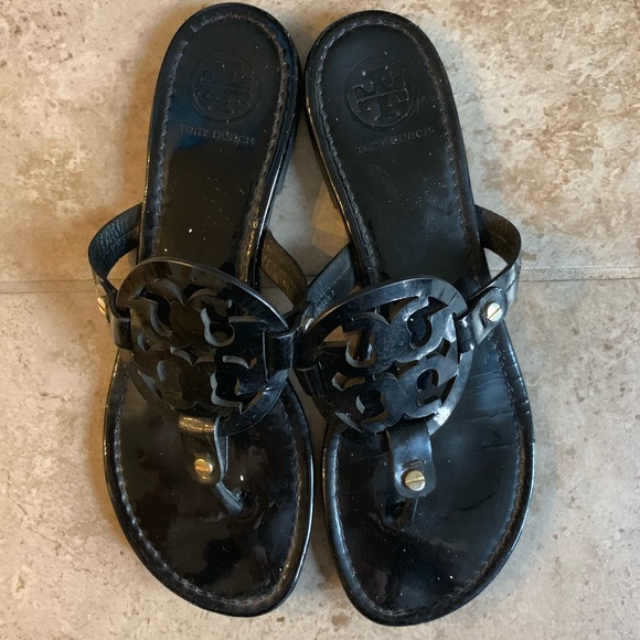 Tory Burch Shoes - Tory Burch, Miller Sandal, Patent Leather